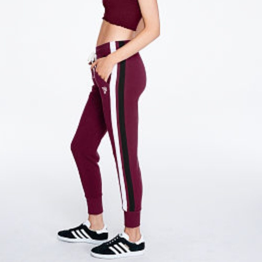 New vs skinny purple joggers size S